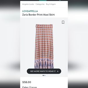 EUC Loveapella Maxi Skirt from Stitch Fix